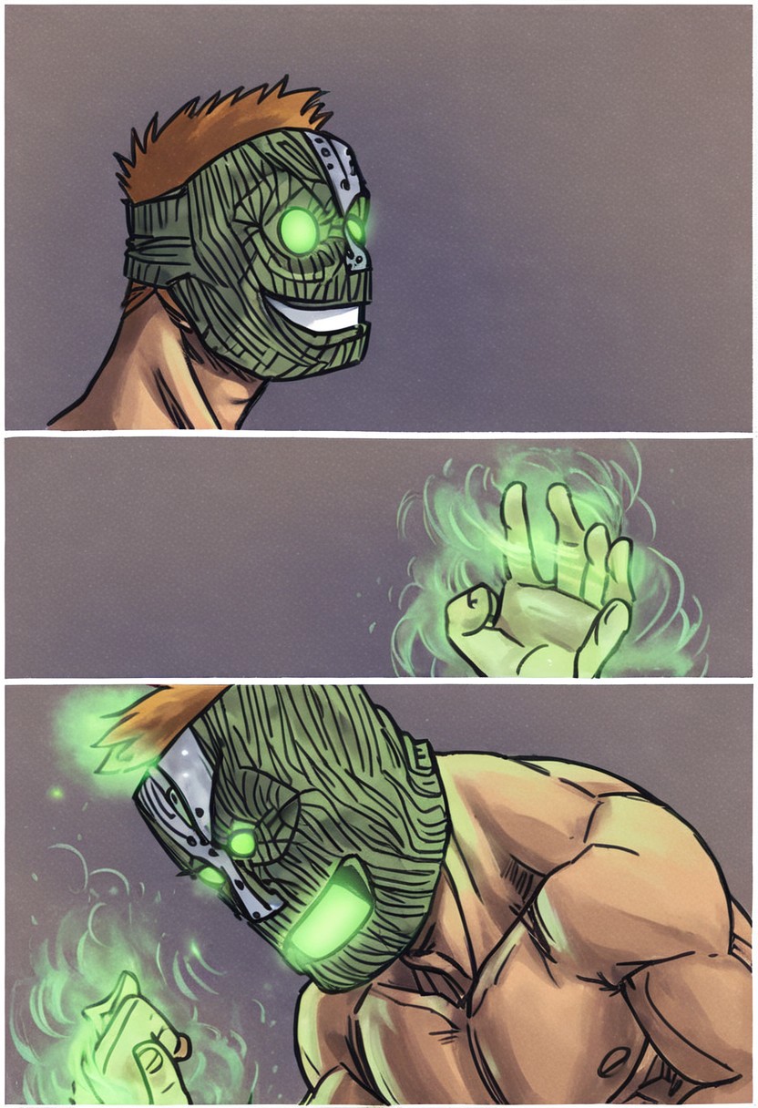 Mask Tf The mask transformation muscles magic powers by gamez-sistermaskevil on ...