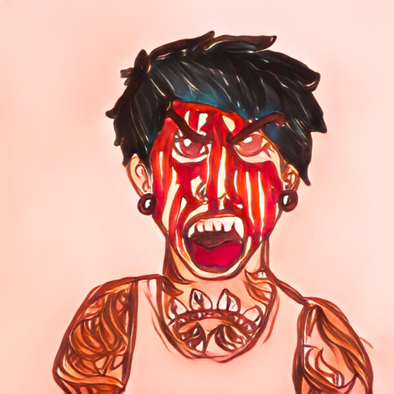 AEW Ruby Soho Drawing (Street Fight) by darrylford051 on DeviantArt