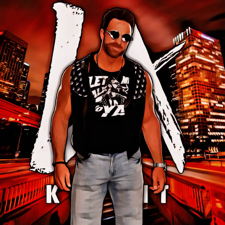 La Knight Sticker WWE LA Knight NEW Artwork by darrylford051 on DeviantArt