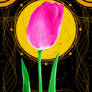 Celebrated Tulip Design (25 in. x 40 in.)