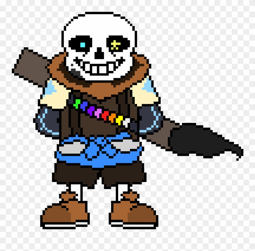 MineCraft Ink! Sans Pixel Art by DeathByTechno on DeviantArt