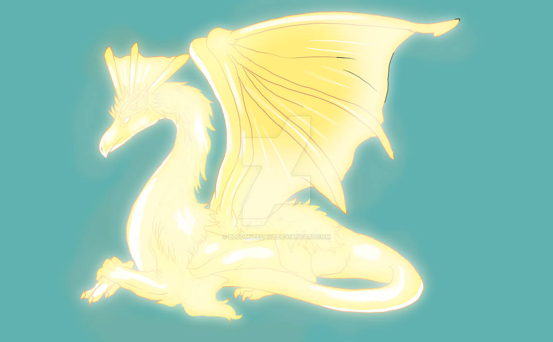 Light Rift Dragon Light Dragon by bloomseedart on DeviantArt