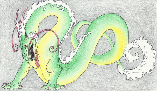 Dragon - Colored Pencil