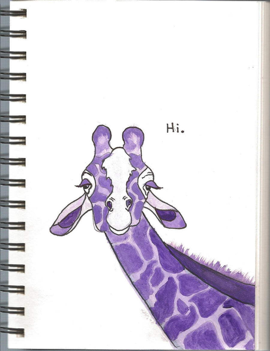 Purple Giraffe