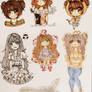 Collection of Chibis by Jenny