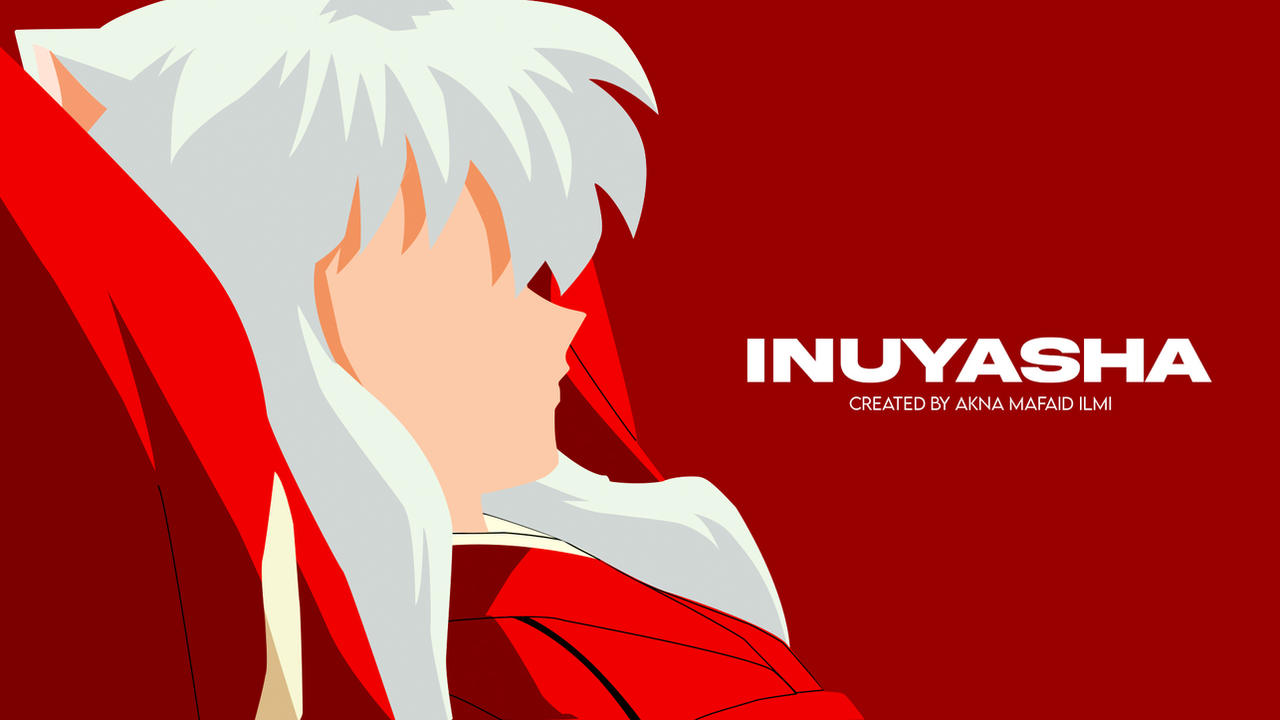 Inuyasha Minimalist Vector (Watermarked) by akna45 on DeviantArt