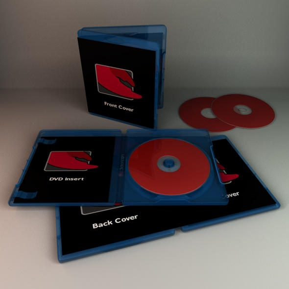 Blu-Ray DVD Case 3D Model by ChristineWildeArt on DeviantArt