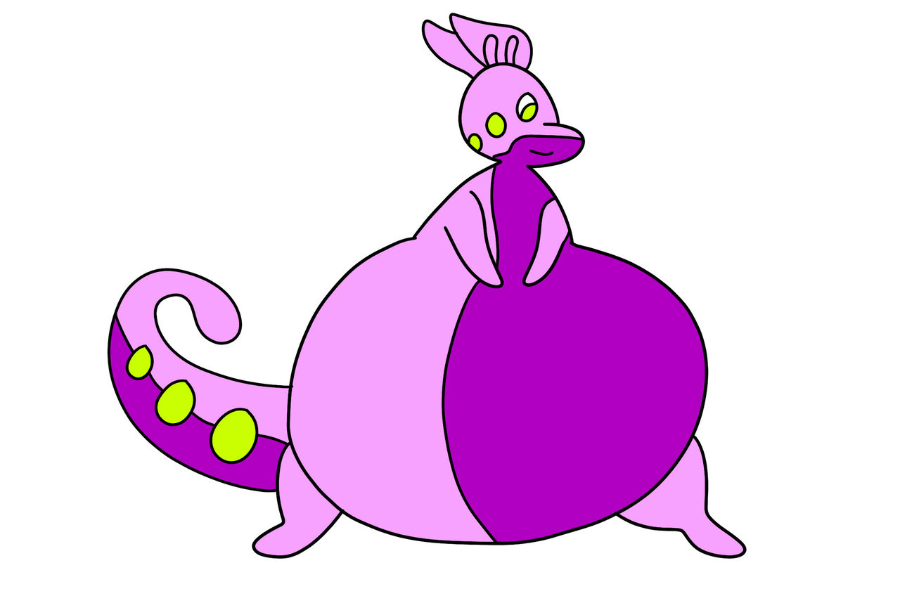 Goodra Inflatiob Fat goodra by HybridArin on DeviantArt