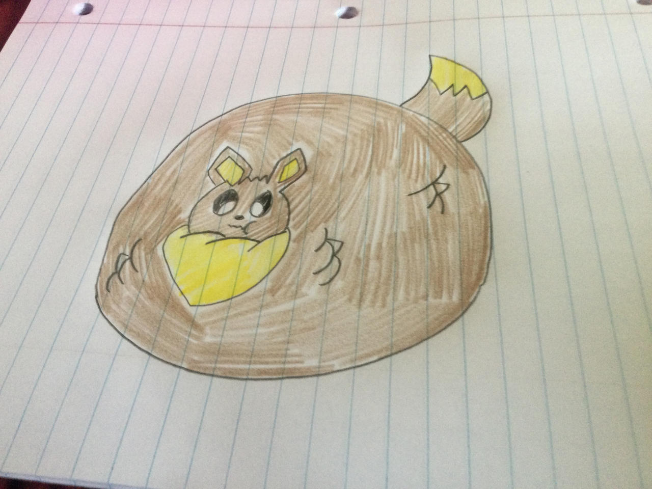 Eevee Inflation Eevee inflated by HybridArin on DeviantArt