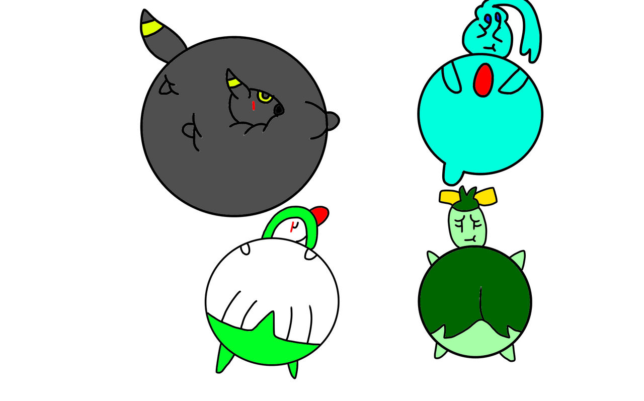 A random Pokemon inflation 2 by HybridArin on DeviantArt