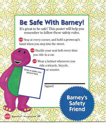 Barney Safety Reminders for Your Kid