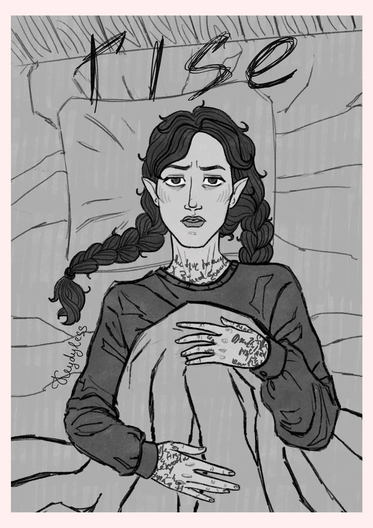Day 13 Lin Deviantart Inktober 2023, day 13, rise by keydyless on DeviantArt