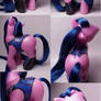 Midnight Blue corset pony