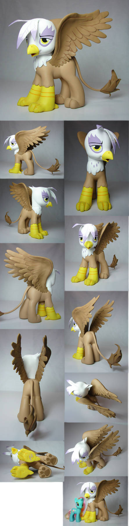 Gilda the Griffon my little pony FIM custom by Woosie