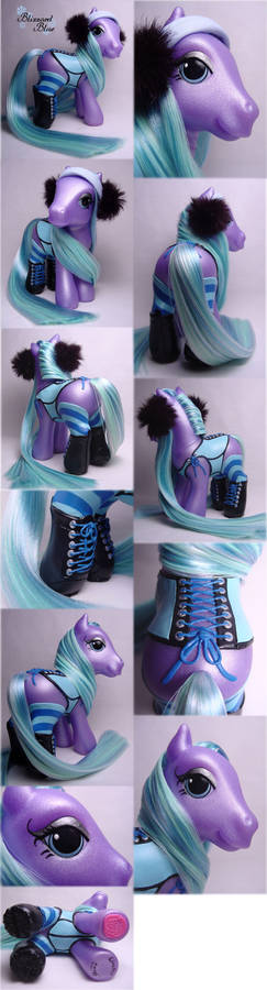 Blizzard Blue corseted pony