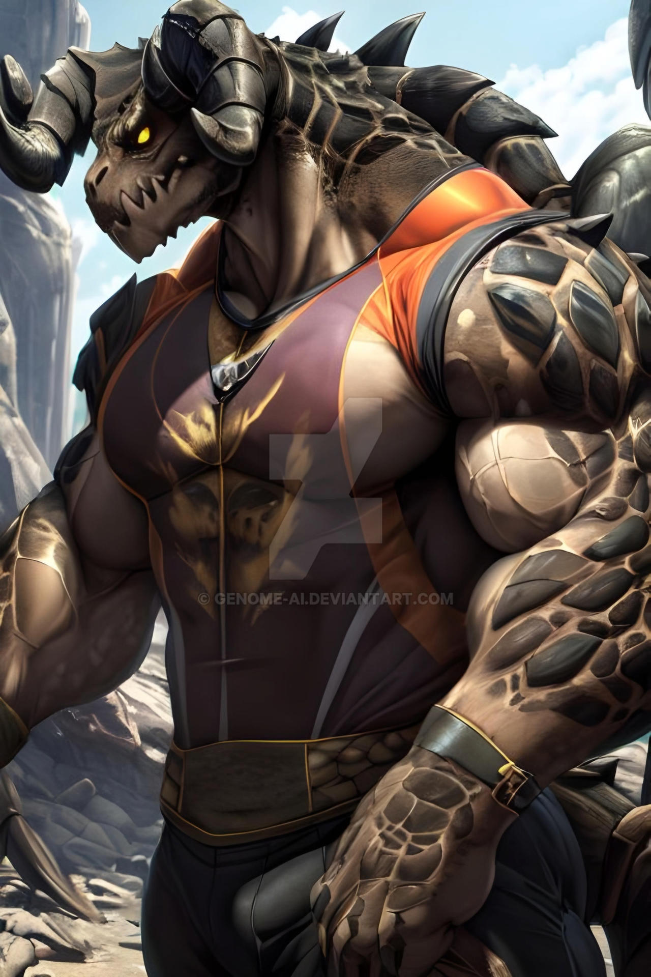 Deathclaw Inflation Deviantart DEATH CLAW by GENOME-AI on DeviantArt