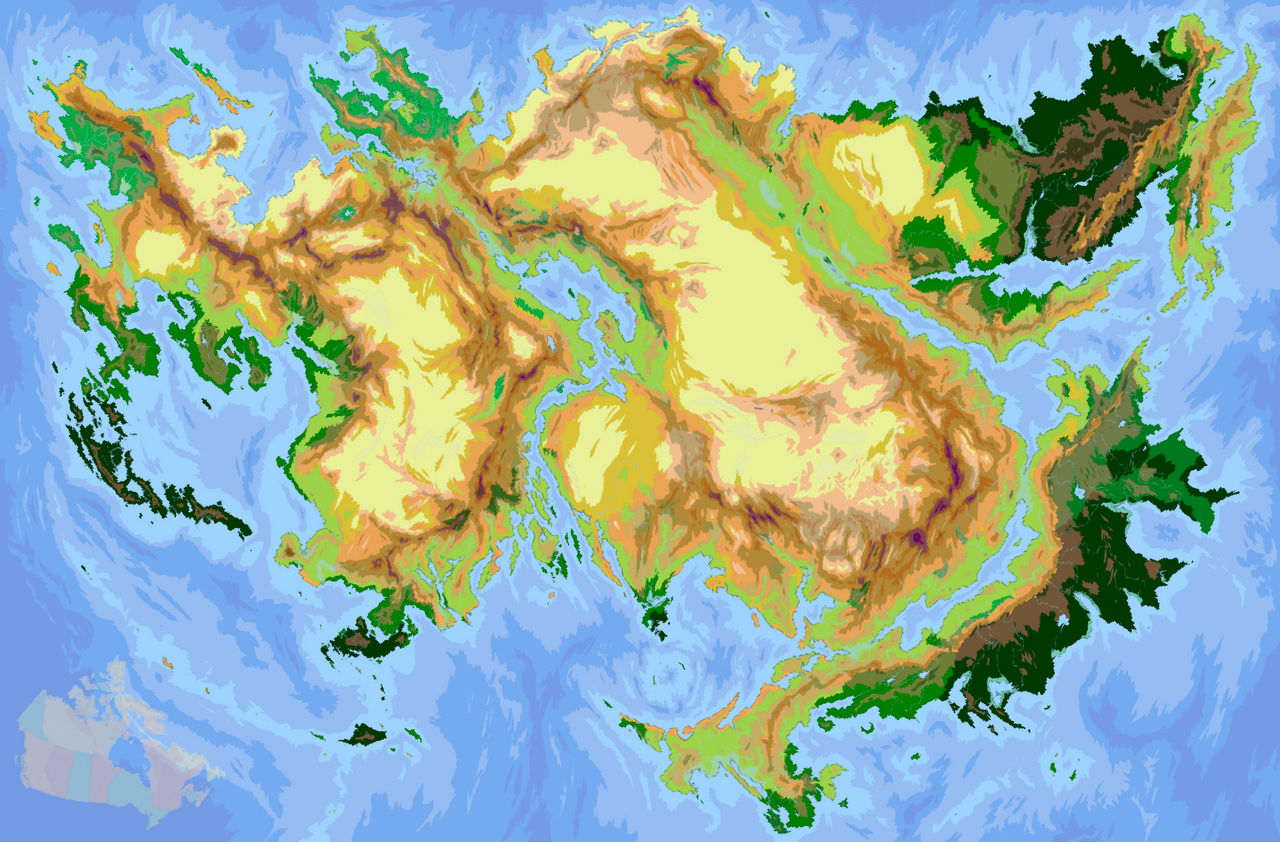 Biome and Terrain Map