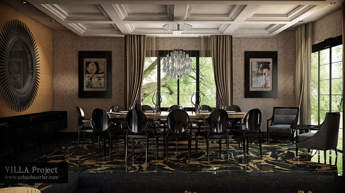 villa dinner lounge by ozhan on DeviantArt