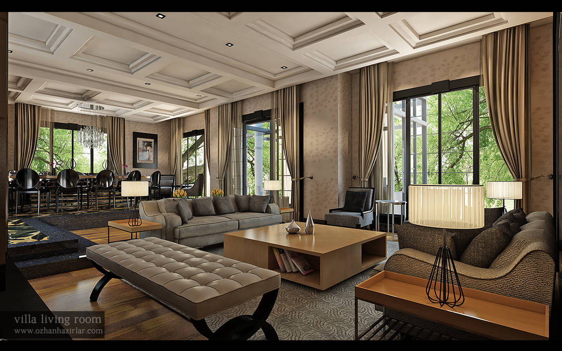 villa living room by ozhan