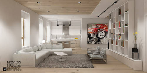 Moscow House Living room by Ozhan Hazirlar