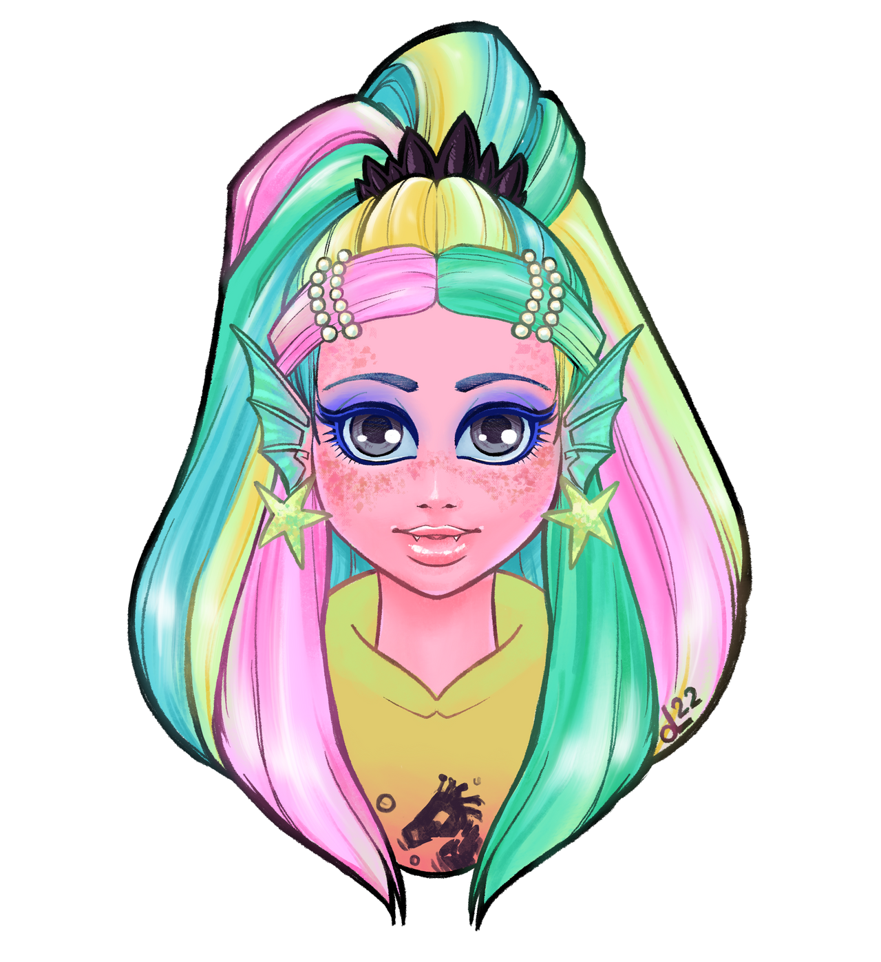 Lagoona Blue from Monster High color by AzZzAeLL on DeviantArt