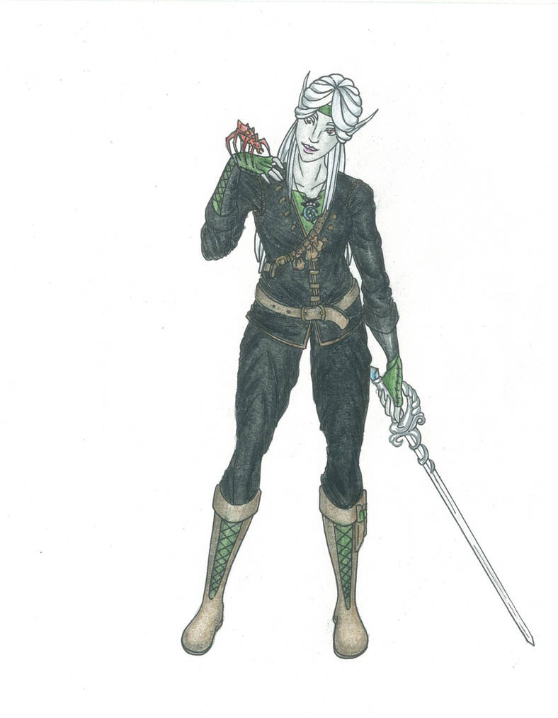 Commission: Drow Ranger by robayn on DeviantArt