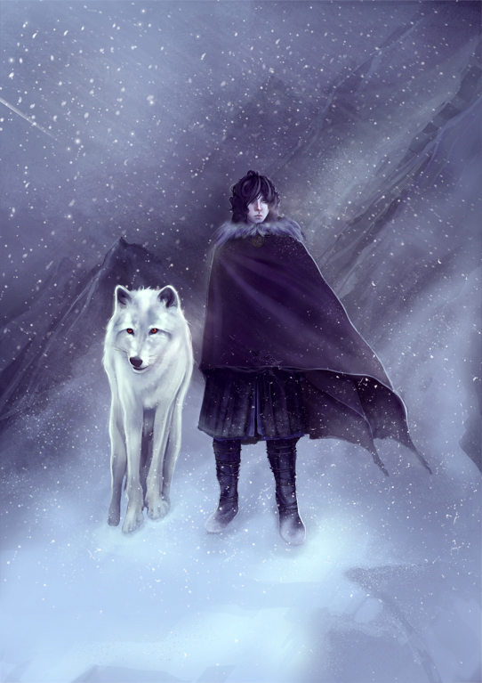 Jon Snow - companions by Nashatal on DeviantArt