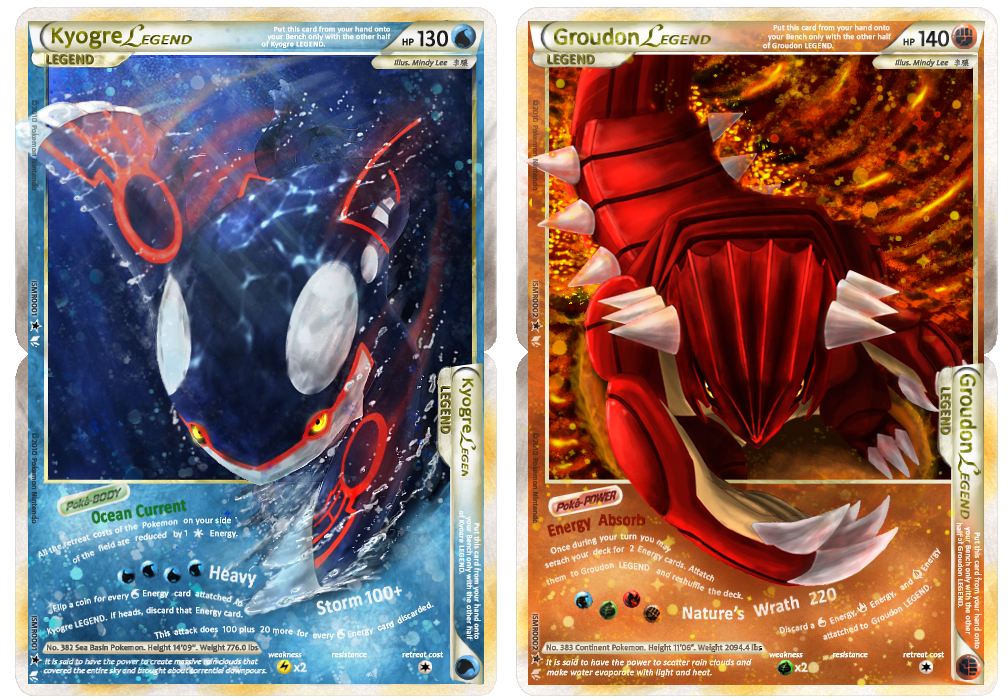 Kyogre Groudon Legends