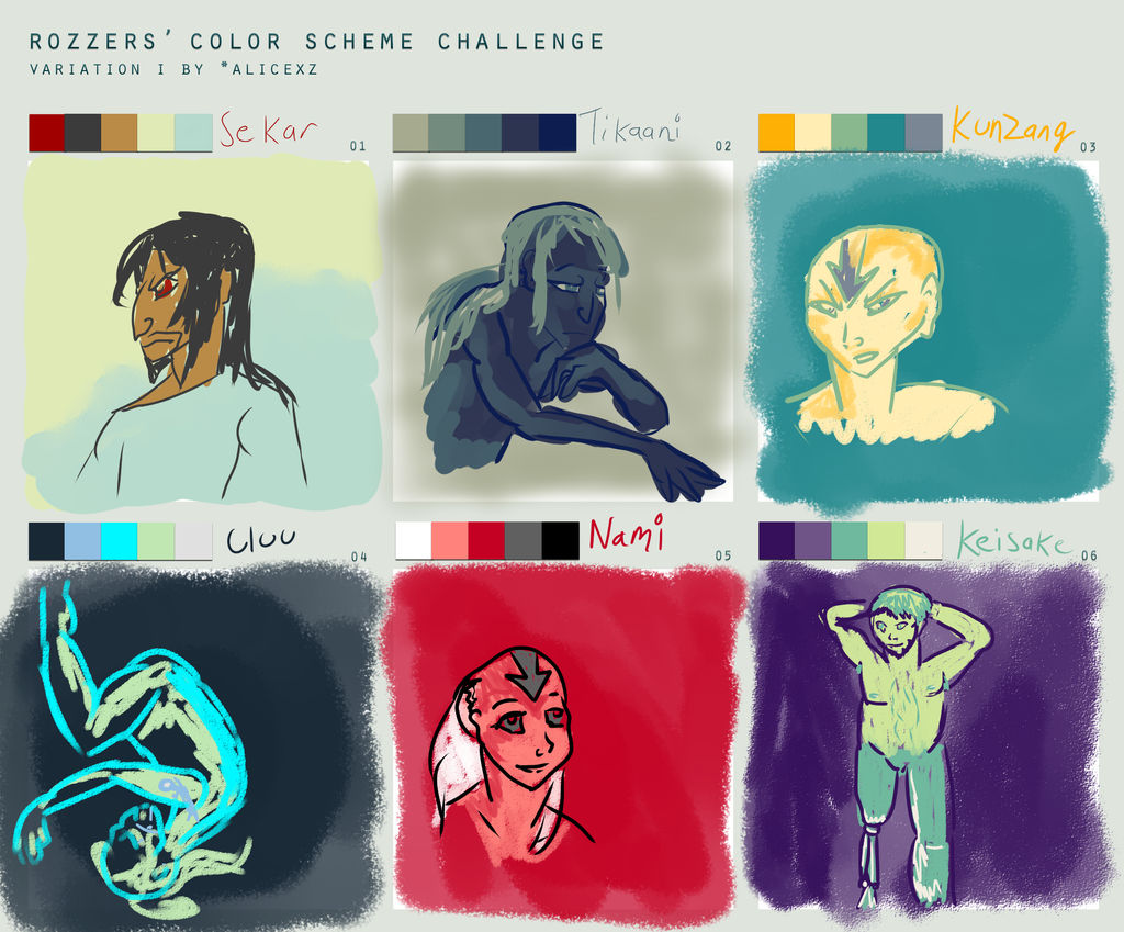 Color Meme with ATLA OCs