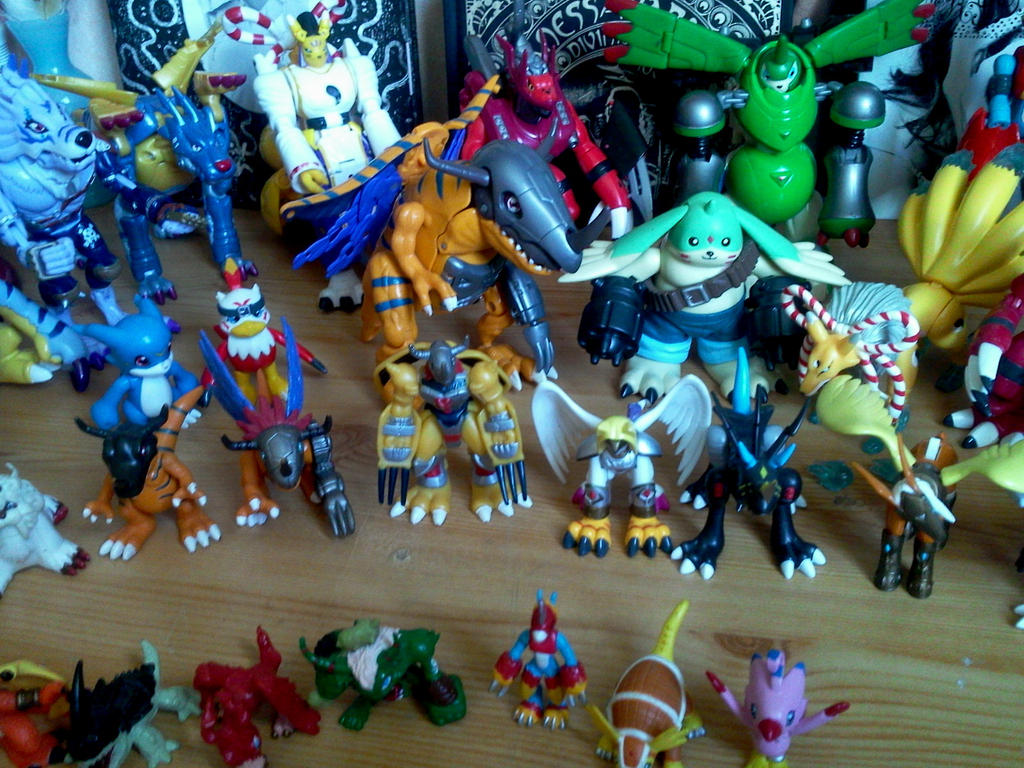 digimon action figures by flodu44lovely on DeviantArt