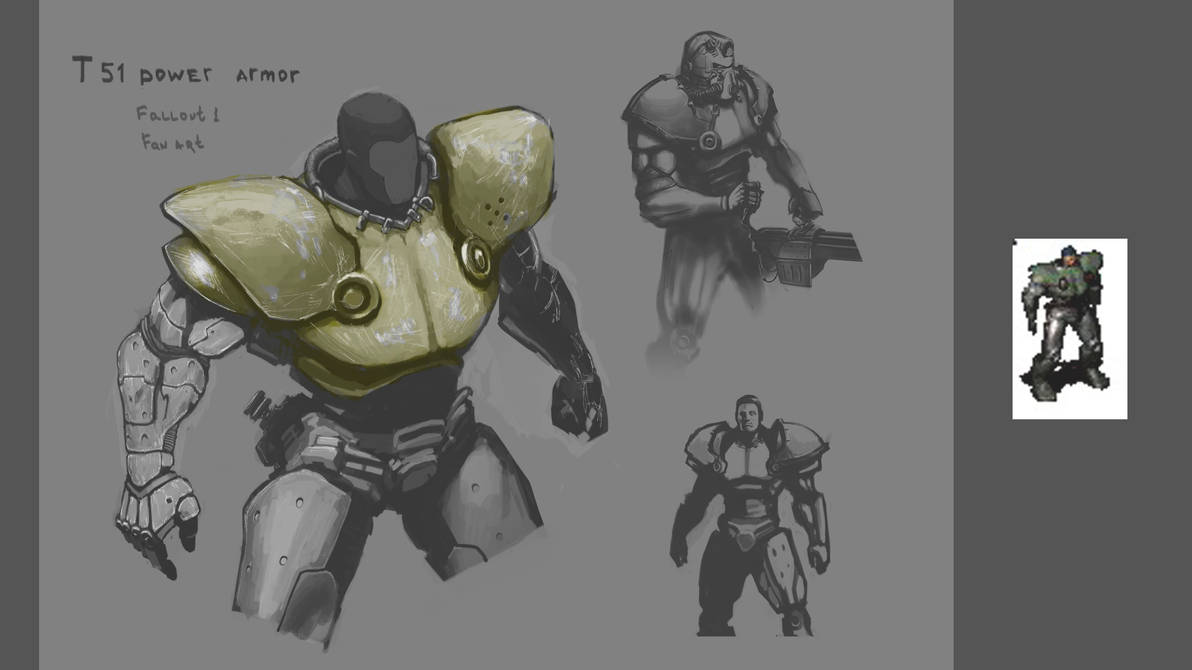 T51 power armor. by ShumiGrin on DeviantArt