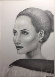 Angelina Jolie (graphite)