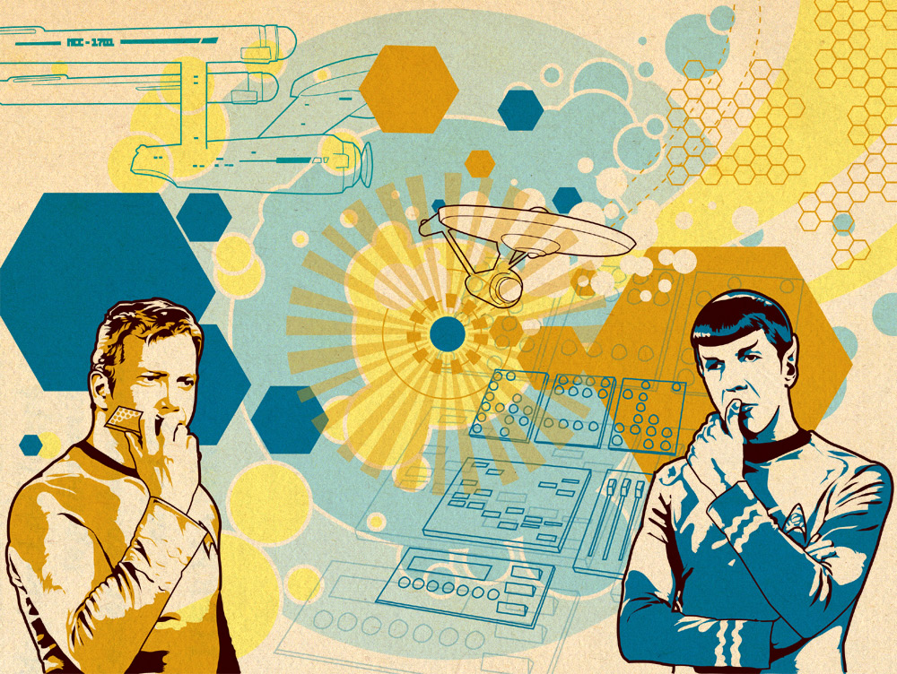 TOSART: Kirk and Spock 2