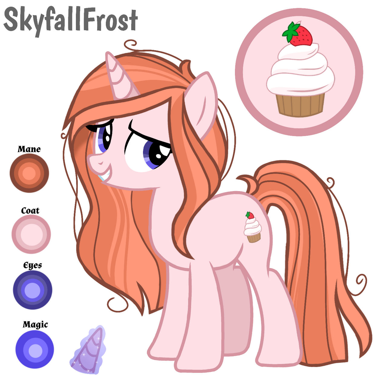 MLP OC: Strawberry Delight by SkyfallFrost on DeviantArt