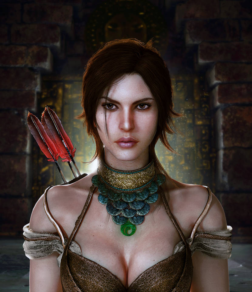 Shadow of the Tomb Raider Lara Croft portrait by konradM96 Shadow of the Tomb Raider Lara Croft portrait by konradM96