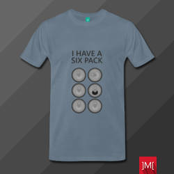 I Have a Six Pack Premium T-Shirt Design