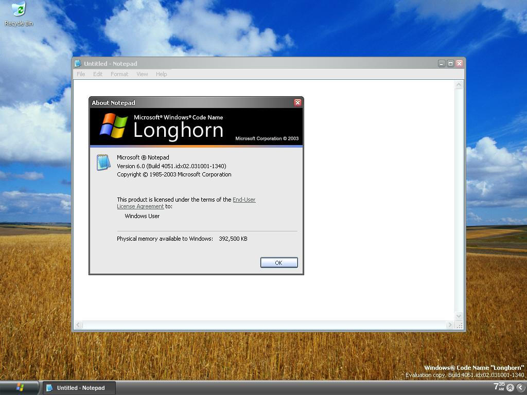 Windows Longhorn by henszey on DeviantArt