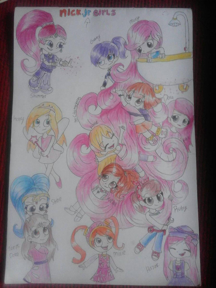 Nick.jr Girls by Cikumayores on DeviantArt