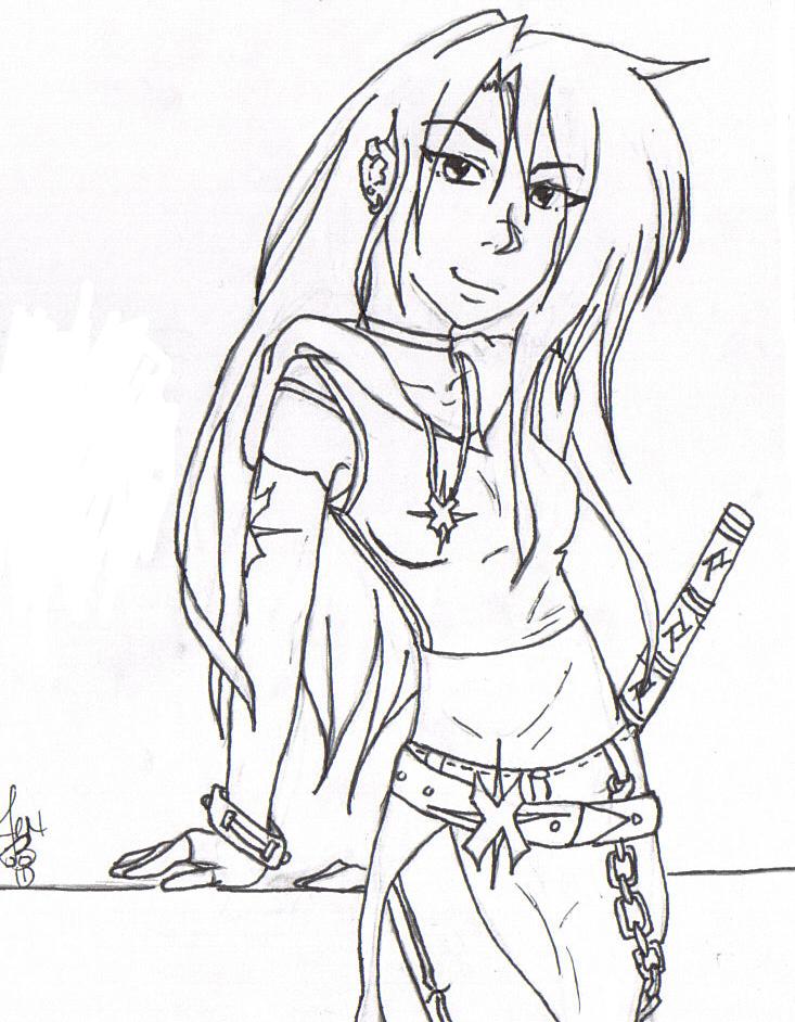 Jade Kiryama -lineart-