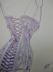 Fast ballpoint fantasy corset
