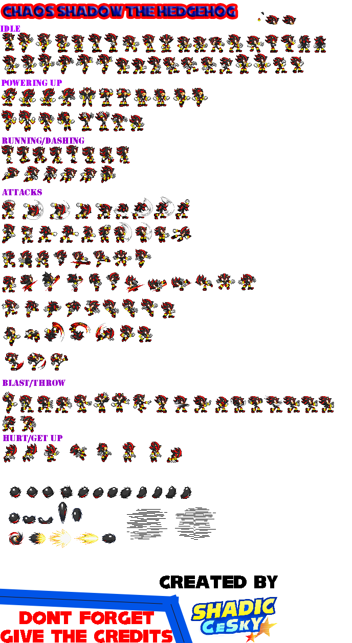 Ultimate Sonic Battle/Advance Sprite Sheet by Blitz215theSpriter on  DeviantArt