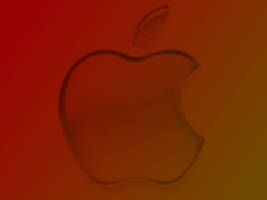 Red-Brown Apple Mac Wallpaper