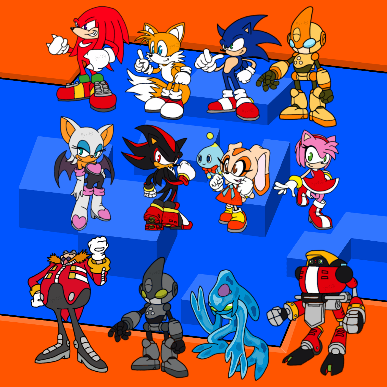 Sonic Fan Roster Sonic Battle Roster by BlueChaosArt on DeviantArt