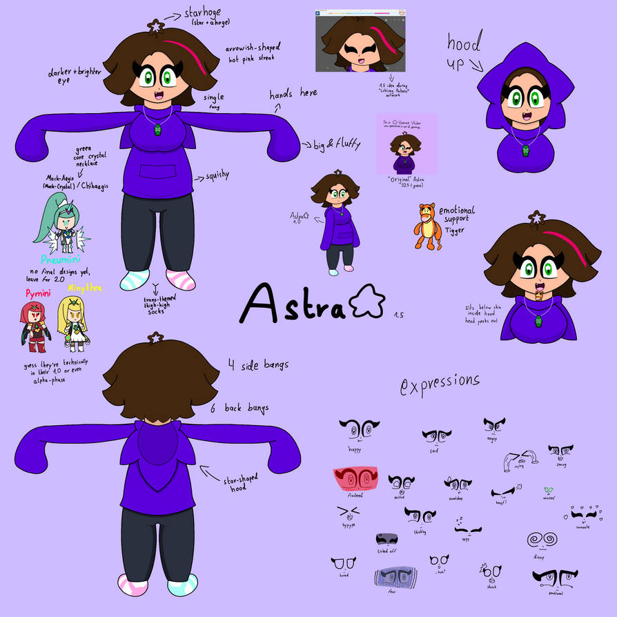 Astra In Ze Astra 1.5 ref. sheet by BlueChaosArt on DeviantArt