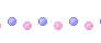 Blue and pink pastel points divider
