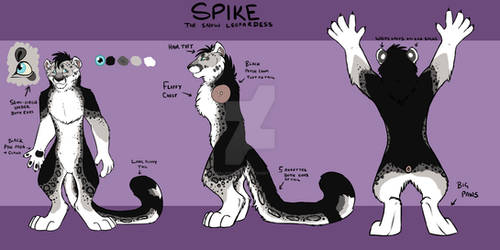 Spike : Snow Leopard Fursona