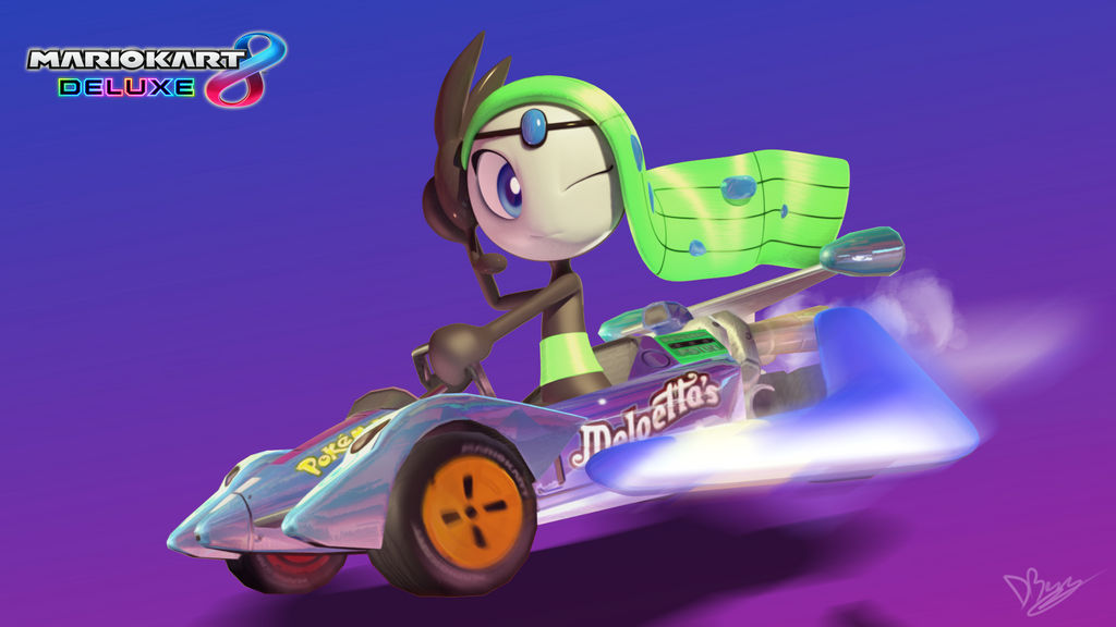 Mario Kart 8 Deluxe - Meloetta by DarkyBenji