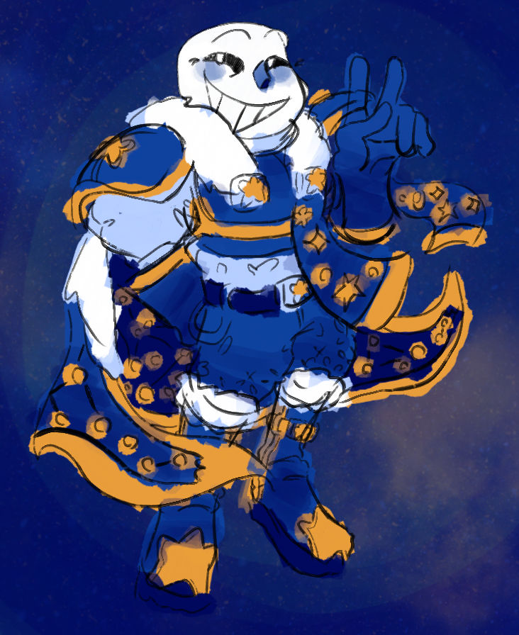 Outerswap Sans redesign by EdgyTaleSans on DeviantArt