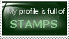 My Profile is Full of STAMPS Stamp