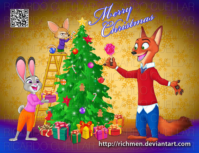 Zootopia Christmas by Richmen on DeviantArt